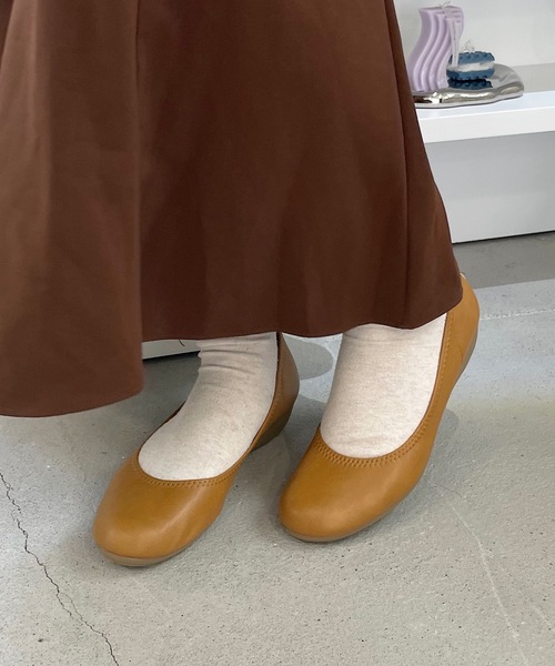shopnikoniko（ショップにこにこ） パンプス 日本製 バレエシューズ