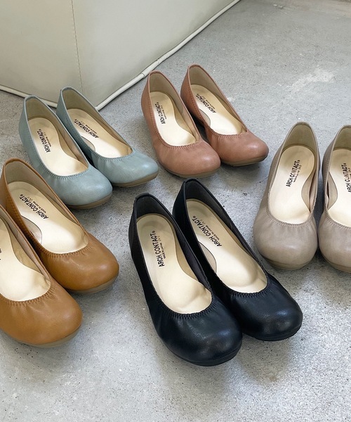 shopnikoniko（ショップにこにこ） パンプス 日本製 バレエシューズ