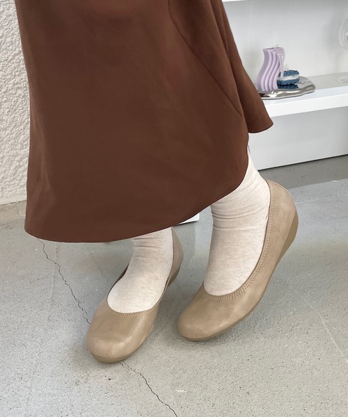 shopnikoniko（ショップにこにこ） パンプス 日本製 バレエシューズ