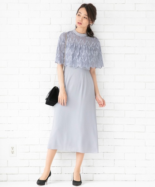 最新作得価 ドレス - 通販 - PayPayモール chaco/スカラップレーススリーブワンピース ZOZOTOWN PayPayモール店 人気SALE得価