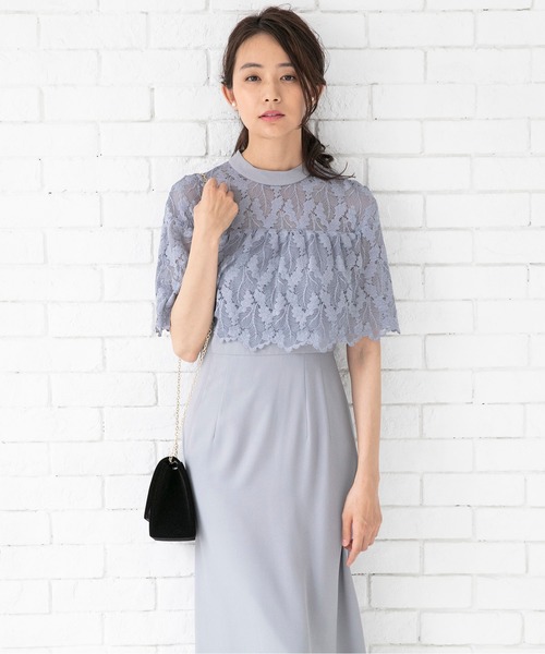 最新作得価 ドレス - 通販 - PayPayモール chaco/スカラップレーススリーブワンピース ZOZOTOWN PayPayモール店 人気SALE得価