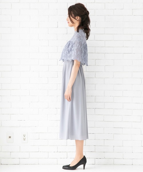 最新作得価 ドレス - 通販 - PayPayモール chaco/スカラップレーススリーブワンピース ZOZOTOWN PayPayモール店 人気SALE得価