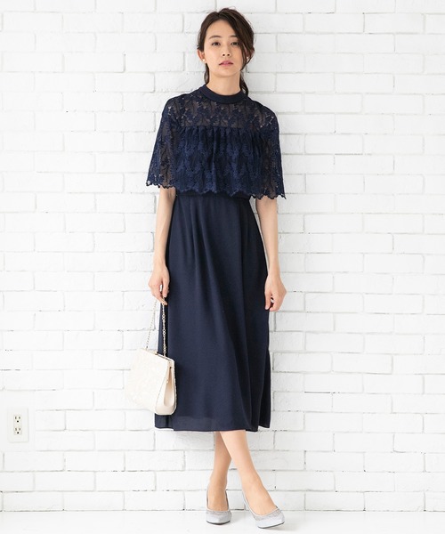 最新作得価 ドレス - 通販 - PayPayモール chaco/スカラップレーススリーブワンピース ZOZOTOWN PayPayモール店 人気SALE得価
