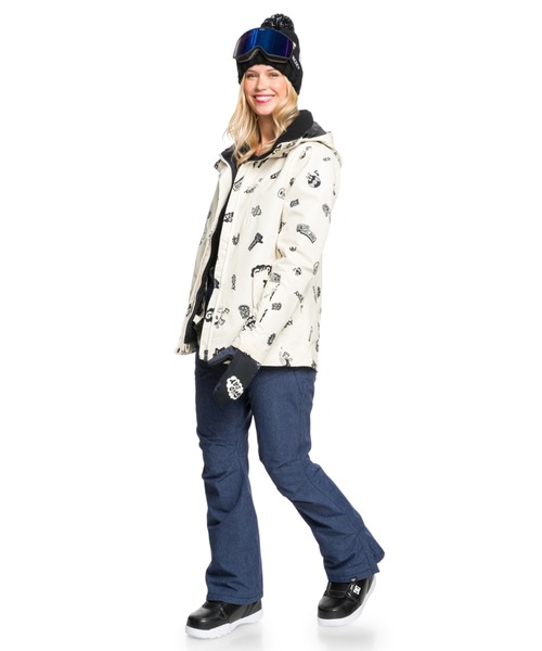 ROXY×Chocomoo スノボーウェアー ROXY パンツ x CHOCOMOO SNOW/ロキシー ボトムス スキー