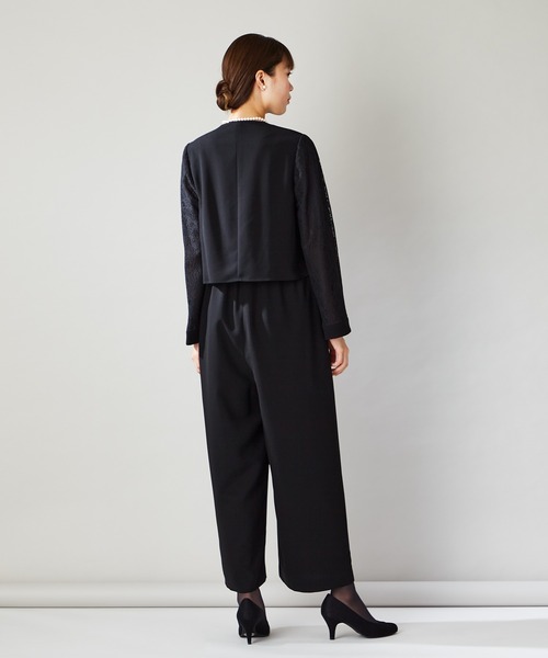 らしいブラ パンツ PayPayモール店 - 通販 - PayPayモール スーツ 前開きファスナーパンツスタイルブラックフォーマル ZOZOTOWN っていると