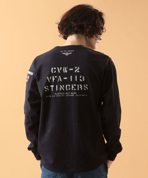 tシャツ Tシャツ ネイバル パッチ ロングスリーブ Tシャツ / NAVAL 
