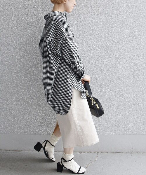 SHIPS any シャツ ブラウス any:〈ウォッシャブル〉フランネル