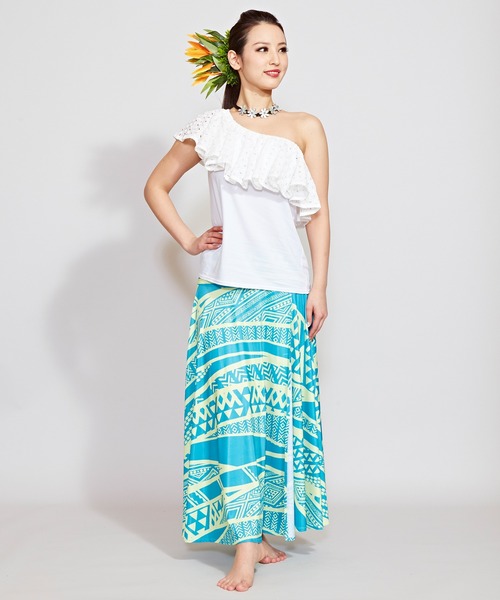 tシャツ 「Maunaloa」フレンチフリルトップス レディース Maunaloa（ファッション） tシャツ 「Maunaloa」フレンチフリル