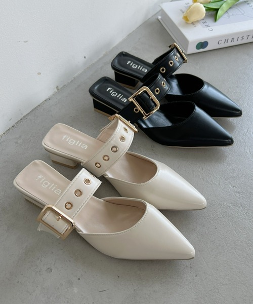 LOEWE【セール】■国内発■ポインテッド フラットミュール アルネ セヴン トゥエルヴ サーティ ALUNE SEVEN TWELVE THIRTY