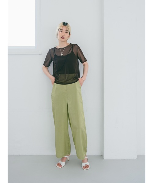 トップス sahara /Sheer Mellow Top Sheer Mellow Top｜半袖シアートップス – MARTE