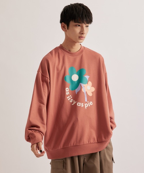 ビッグシルエットトレーナー大きいサイズ(XL)スウェットユニ