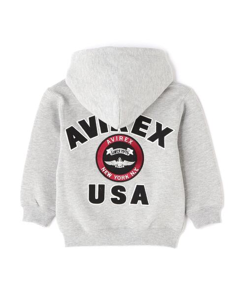 パーカー 「KIDS」VARSITY SWEAT PARKA/バーシティスウェットパーカー キッズ 子供服 男の子 女の子の画像