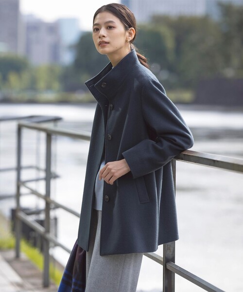 J.PRESS ニット セーター 「洗える」WOOL BLEND AIR ハイネック