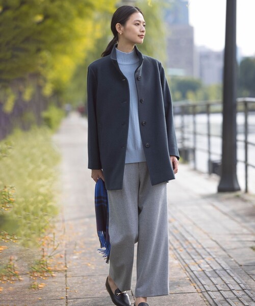 ニット セーター 「洗える」WOOL BLEND AIR ハイネック ニット レディース J.PRESS ニット セーター 「洗える」WOOL BLEND AIR ハイネック