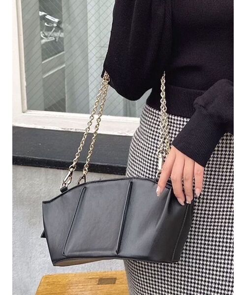 RESEXXY ハンドバッグ ピンタックデザインハンドバッグ : ZOZOTOWN