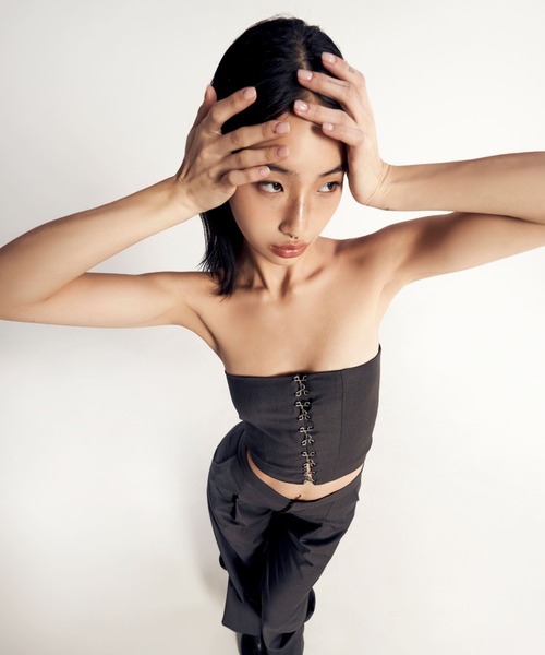 チューブトップ ベアトップ VENECY/ベネシー LOCK UP TOP チューブトップ VENECY チューブトップ ベアトップ VENECY/ベネシー LOCK UP TOP