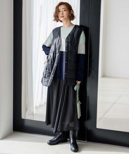 23区（ニジュウサンク） ニット セーター 「洗える」ウールカシミヤ