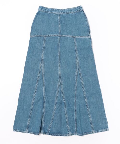 Desigual[デシグアル]デニムスカートGAGA ウォッシュ加工 マキシ丈 デシグアル Desigual GAGA （ブルー） -waja bazar - 海外