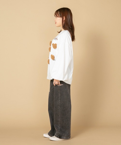 LB/S tシャツ 「LIVERY/ライブリー」 クマネコまみロンT
