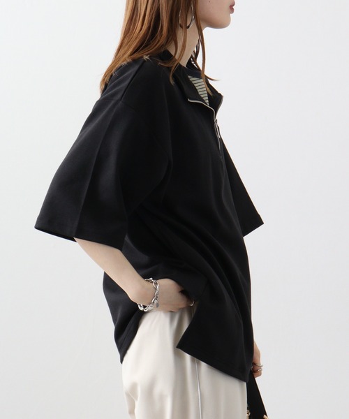 toogood 黒の半袖シャツ ゆったりフィット toogood 黒の半袖シャツ ゆったりフィット