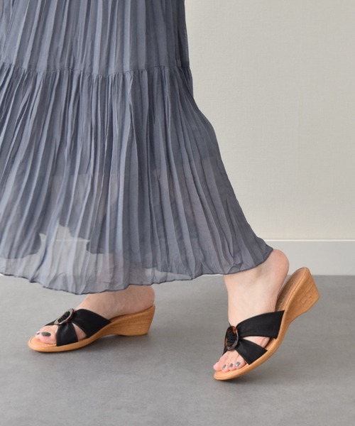 ITALIAN SHOEMAKERS サンダル 「ITALIAN SHOEMAKERS」べっ甲風