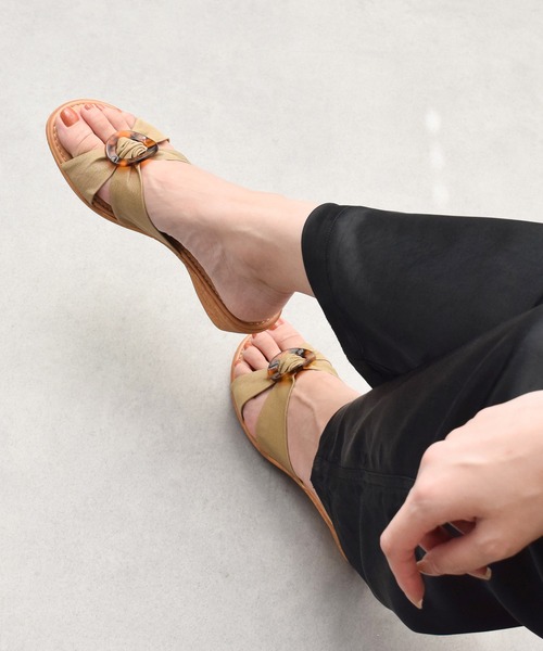 ITALIAN SHOEMAKERS サンダル 「ITALIAN SHOEMAKERS」べっ甲風