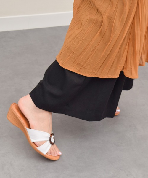 ITALIAN SHOEMAKERS サンダル 「ITALIAN SHOEMAKERS」べっ甲風