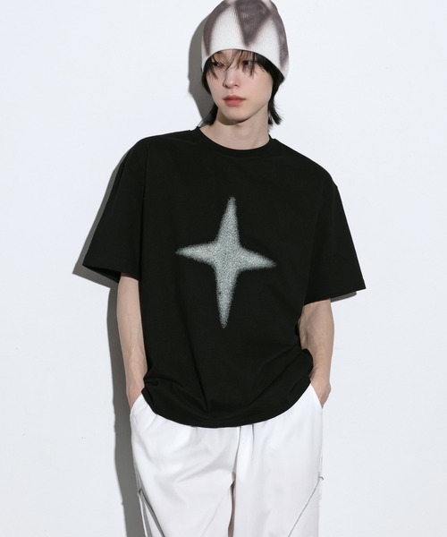 メンズ ゆったり ラウンドネック Tシャツ 全2色 vi-1815 a466403fe57426fac4ca74f0da961c