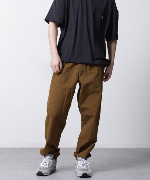 GERRY（ジェリー） パンツ ワンポイント ロゴ 刺繍 ナイロンワッシャー