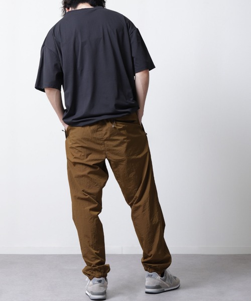 GERRY（ジェリー） パンツ ワンポイント ロゴ 刺繍 ナイロンワッシャー