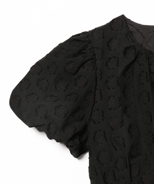 シャツ ブラウス sister jane / Mara Jacquard Bow Top レディース 