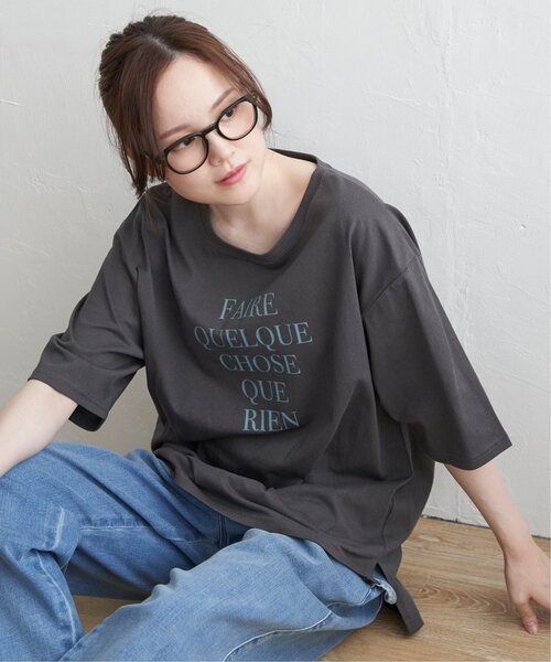LBC（エルビーシー） tシャツ プリントロゴビッグTシャツ レディース