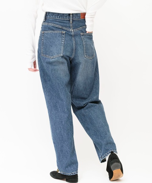 【お買得です】ジョンブル　レディースデニムパンツ　Lサイズ Johnbull ジーンズ デニム デニムパンツ デニムサイドカーブ
