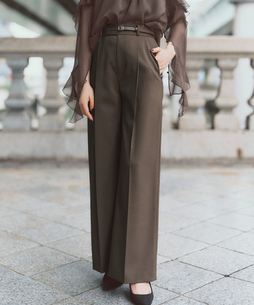 NOBLE スラックス パンツ 「NOBLE×L'AUBE BLANC」「追加