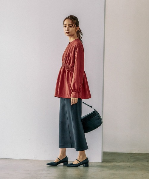 シャツ ブラウス シャーリングシャツ長袖/141724 レディース | GLOBAL WORK | 04