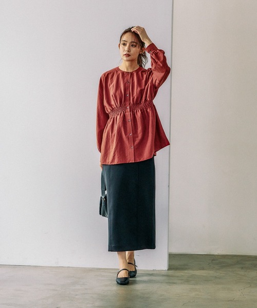 シャツ ブラウス シャーリングシャツ長袖/141724 レディース | GLOBAL WORK | 03