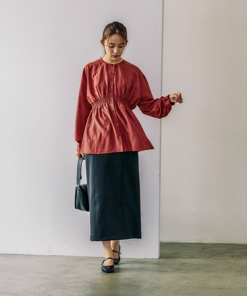 シャツ ブラウス シャーリングシャツ長袖/141724 レディース | GLOBAL WORK | 05