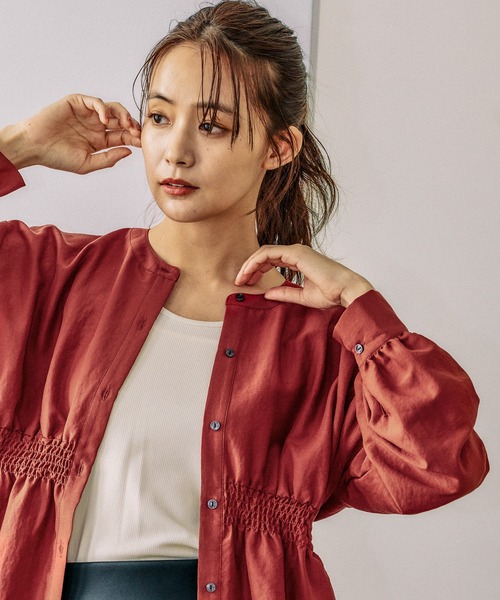 シャツ ブラウス シャーリングシャツ長袖/141724 レディース | GLOBAL WORK | 12