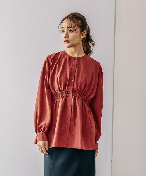 シャツ ブラウス シャーリングシャツ長袖/141724 レディース | GLOBAL WORK | 06