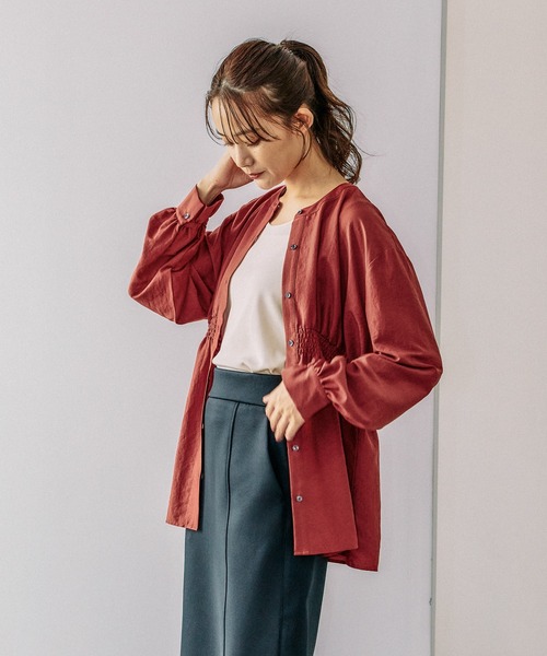 シャツ ブラウス シャーリングシャツ長袖/141724 レディース | GLOBAL WORK | 10