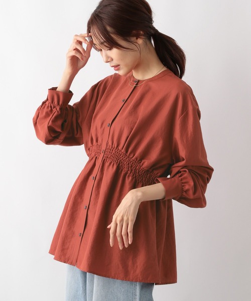シャツ ブラウス シャーリングシャツ長袖/141724 レディース | GLOBAL WORK | 19