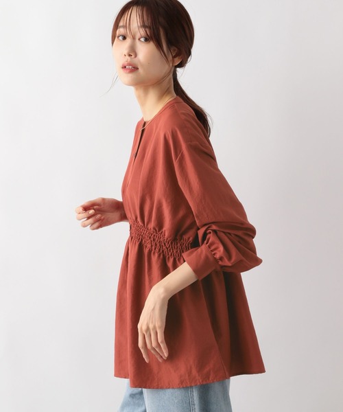 シャツ ブラウス シャーリングシャツ長袖/141724 レディース | GLOBAL WORK | 21