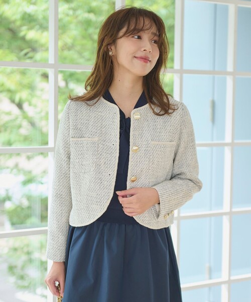 Feroux（フェルゥ） ジャケット ノーカラージャケット 「セットアップ