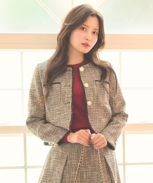 【THE TOE】ザトゥー ツイードジャケット TWEED JACKET THE TOE】ザトゥー ツイードジャケット TWEED JACKET THE TOE