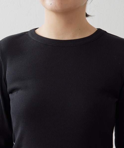 Whim Gazette（ウィム ガゼット） tシャツ コットンテレコクルーネック