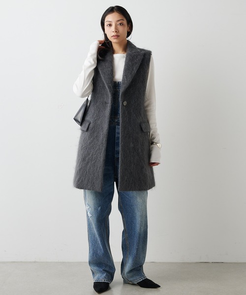 Whim Gazette（ウィム ガゼット） tシャツ コットンテレコクルーネック