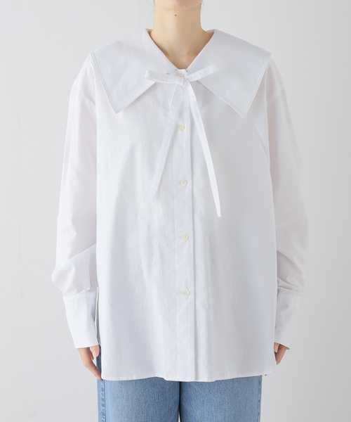 JOURNAL STANDARD シャツ ブラウス コットンビッグカラー