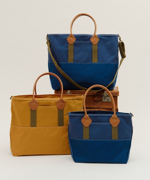 L.L Bean 別注トートバッグ L L.L.Bean トートバッグ / 別注 Deep Bottom Leather Handle Zip