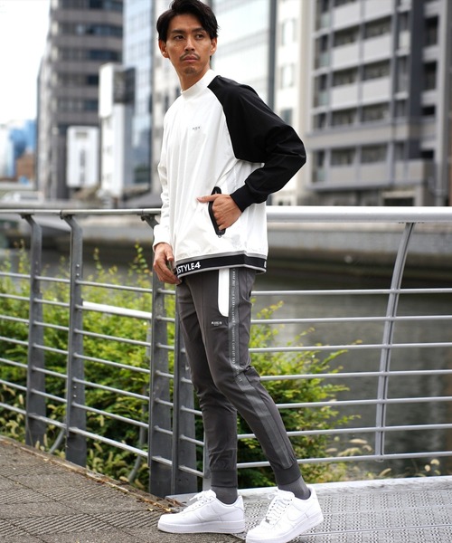 チノパン (RM)「LUXE/R GOLF」ストレッチ ブロード メッシュ 切り替え
