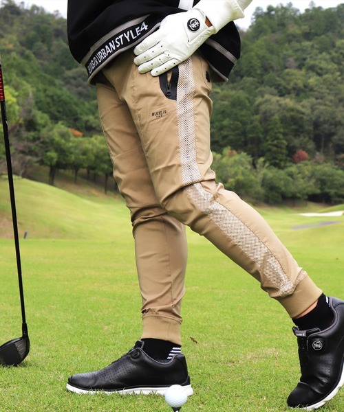 チノパン (RM)「LUXE/R GOLF」ストレッチ ブロード メッシュ 切り替え